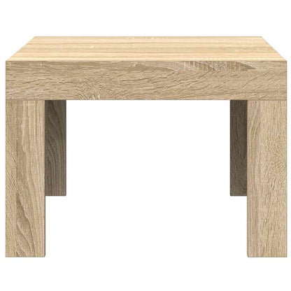 808552 vidaXL Coffee Table Sonoma Oak 50x50x35 cm Engineered Wood