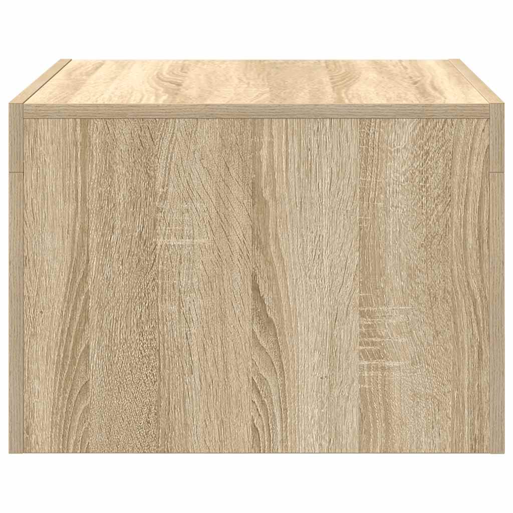 vidaXL Coffee Table Sonoma Oak 50x50x35 cm Engineered Wood