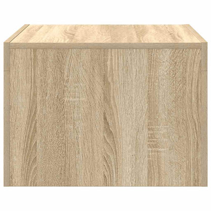 vidaXL Coffee Table Sonoma Oak 50x50x35 cm Engineered Wood