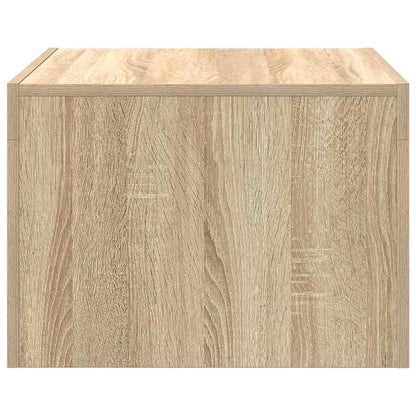 808552 vidaXL Coffee Table Sonoma Oak 50x50x35 cm Engineered Wood