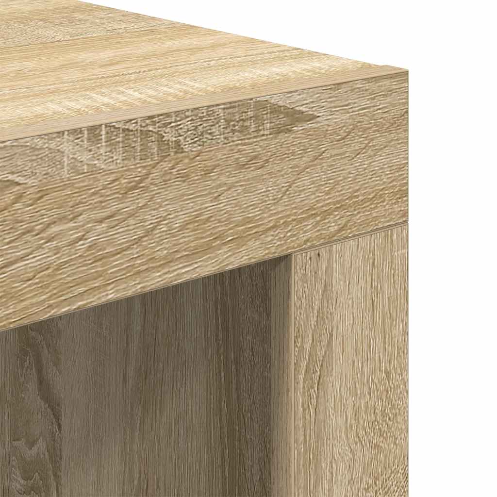 vidaXL Coffee Table Sonoma Oak 50x50x35 cm Engineered Wood