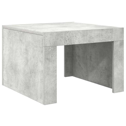 808553 vidaXL Coffee Table Concrete Grey 50x50x35 cm Engineered Wood