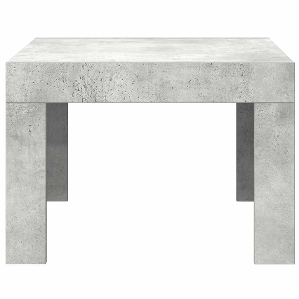 vidaXL Coffee Table Concrete Grey 50x50x35 cm Engineered Wood