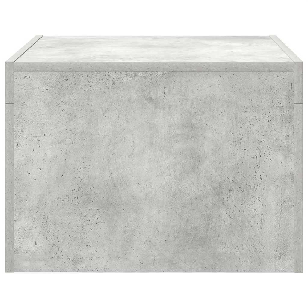 vidaXL Coffee Table Concrete Grey 50x50x35 cm Engineered Wood