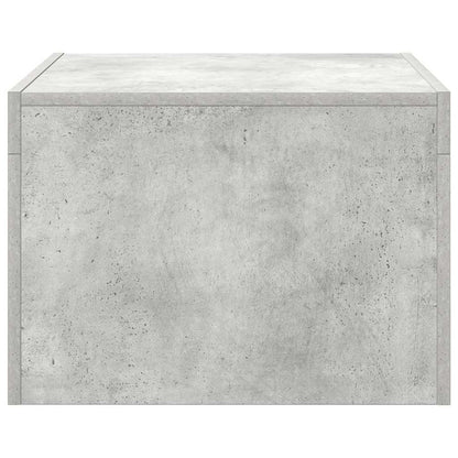 808553 vidaXL Coffee Table Concrete Grey 50x50x35 cm Engineered Wood