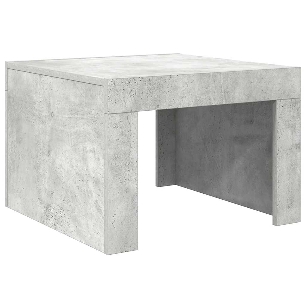 vidaXL Coffee Table Concrete Grey 50x50x35 cm Engineered Wood