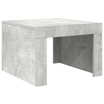 808553 vidaXL Coffee Table Concrete Grey 50x50x35 cm Engineered Wood