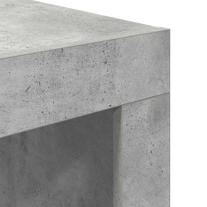 vidaXL Coffee Table Concrete Grey 50x50x35 cm Engineered Wood