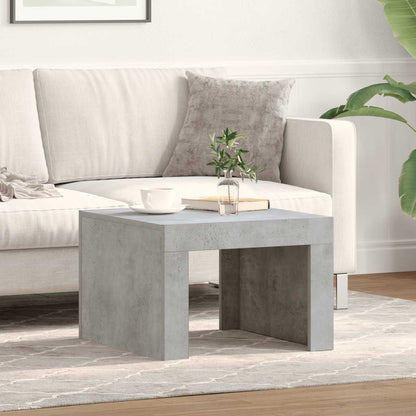 vidaXL Coffee Table Concrete Grey 50x50x35 cm Engineered Wood