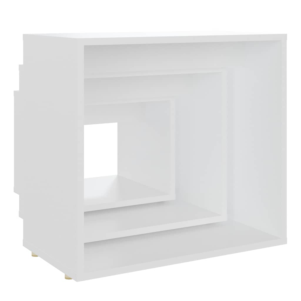 808576 vidaXL Nesting Tables 3 pcs White Engineered Wood