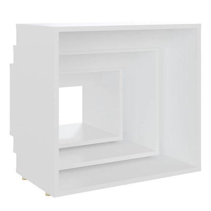 808576 vidaXL Nesting Tables 3 pcs White Engineered Wood
