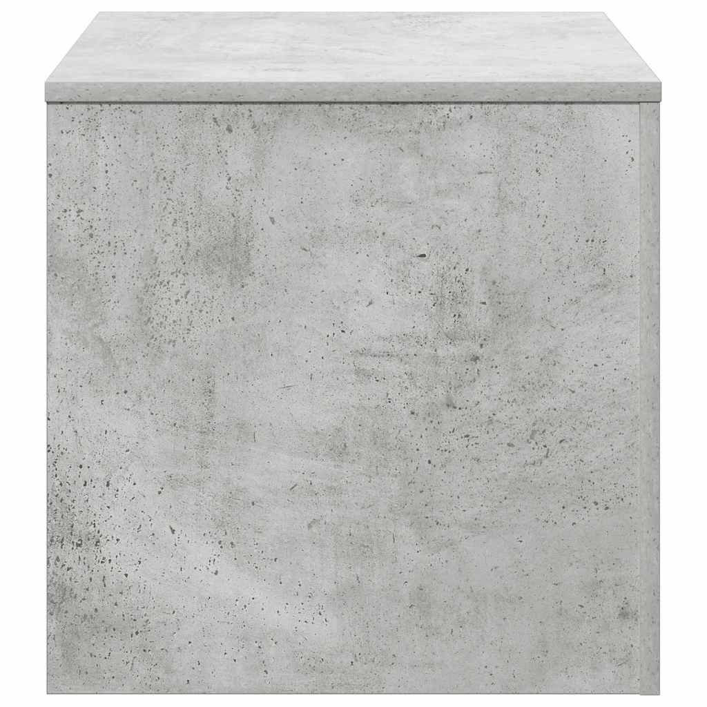 808589 vidaXL Side Tables 3 pcs Concrete Grey Engineered Wood