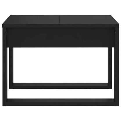 vidaXL Side Table Black 50x50x35 cm Engineered Wood