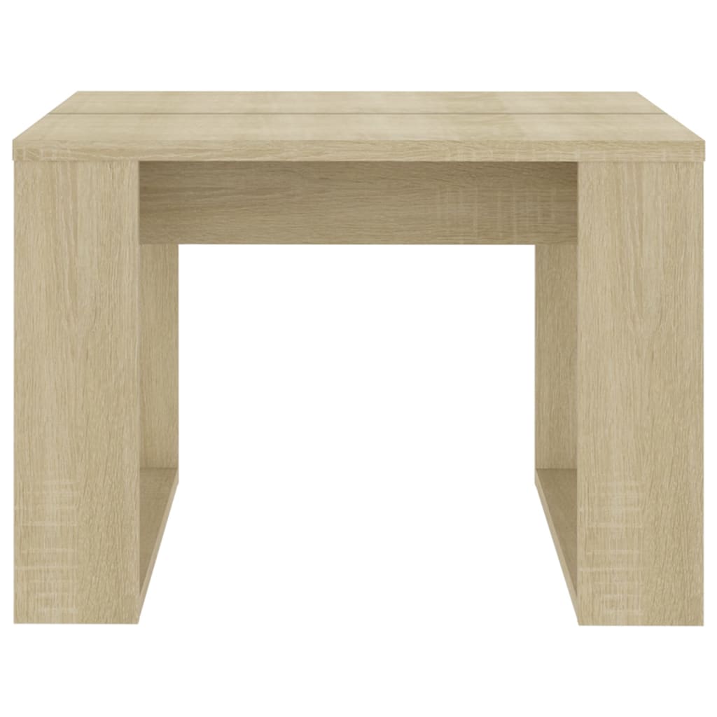 808624 vidaXL Side Table Sonoma Oak 50x50x35 cm Engineered Wood