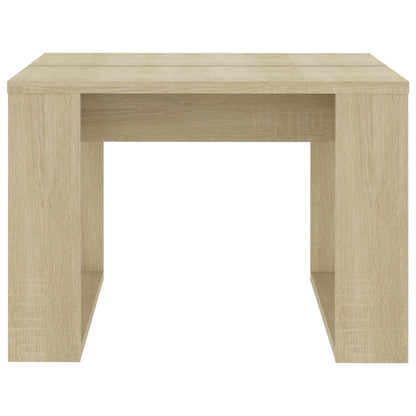 808624 vidaXL Side Table Sonoma Oak 50x50x35 cm Engineered Wood