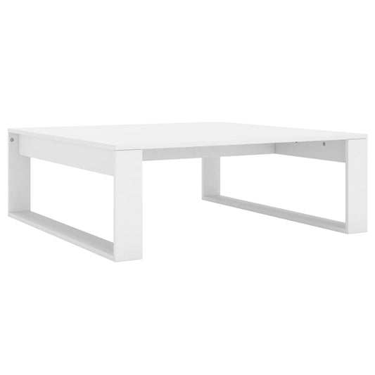 808630 vidaXL Coffee Table White 100x100x35 cm Engineered Wood