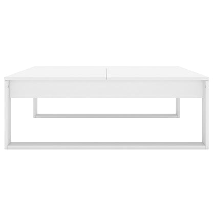 vidaXL Coffee Table White 100x100x35 cm Engineered Wood
