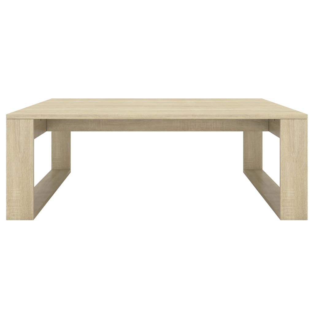 808633 vidaXL Coffee Table Sonoma Oak 100x100x35 cm Engineered Wood