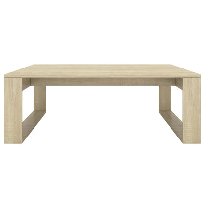 808633 vidaXL Coffee Table Sonoma Oak 100x100x35 cm Engineered Wood