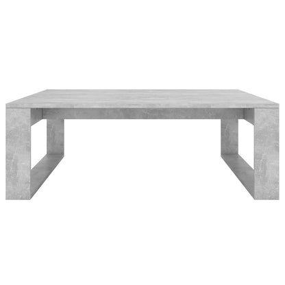 808634 vidaXL Coffee Table Concrete Grey 100x100x35 cm Engineered Wood