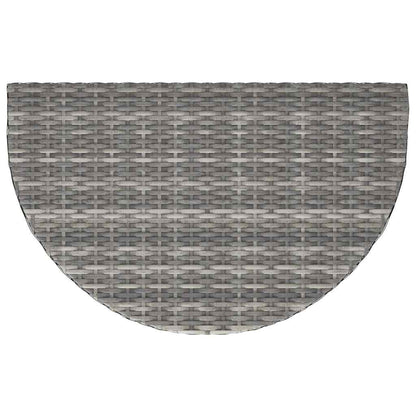 316655 vidaXL Garden Table Grey 80x50x75 cm Poly Rattan