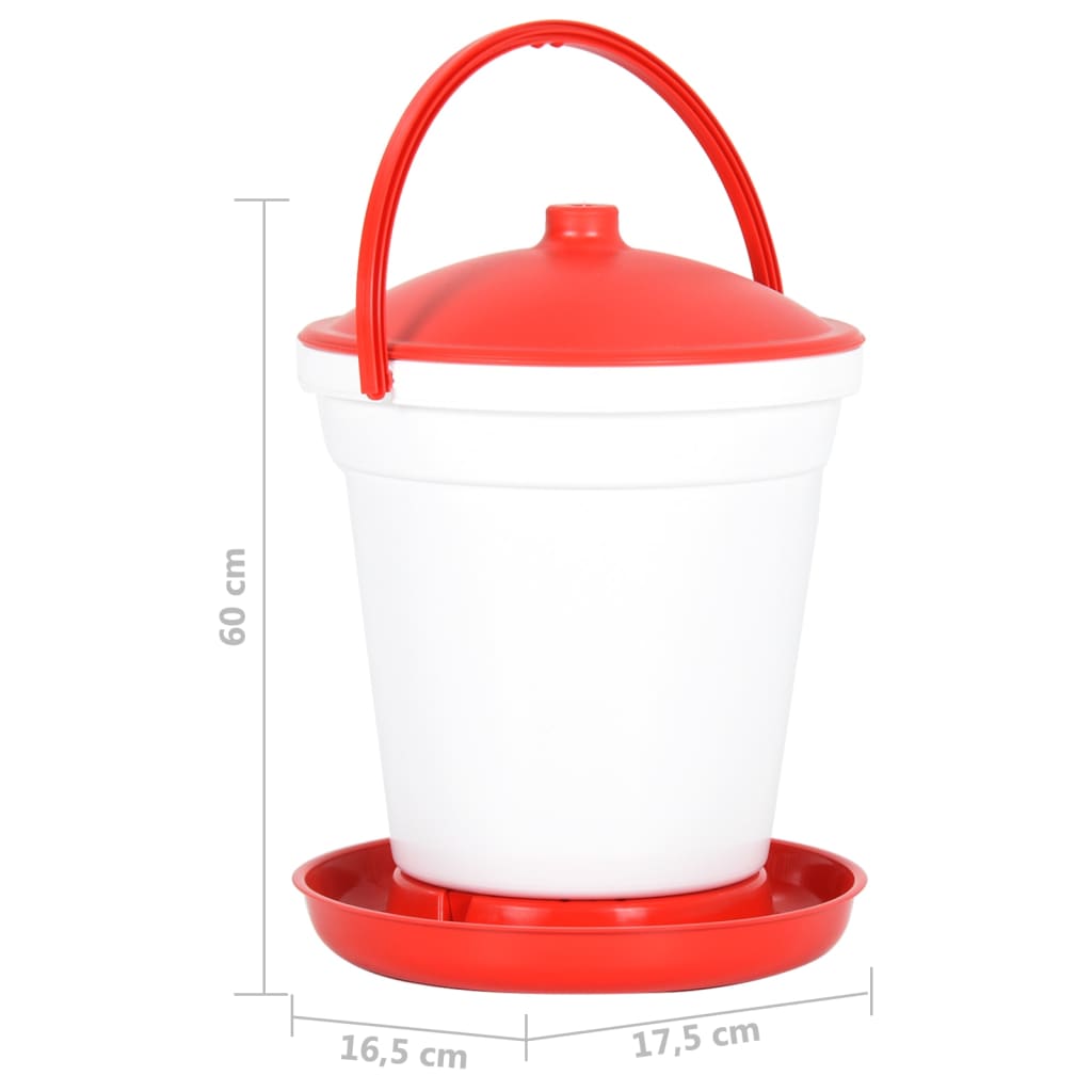 171449 vidaXL Automatic Poultry Drinker 18 L
