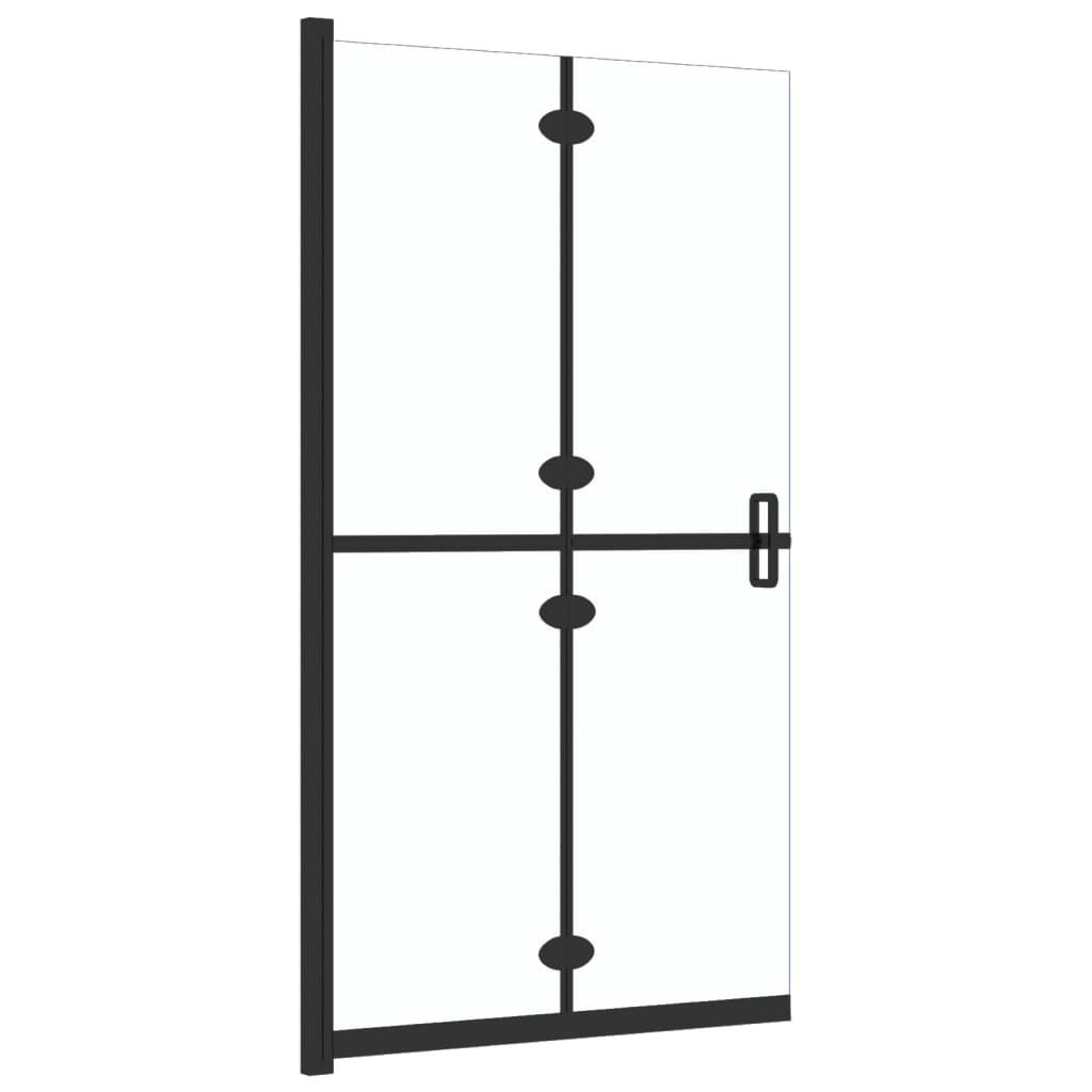 vidaXL Foldable Walk-in Shower Wall Transparent ESG Glass 120x190 cm