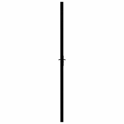 vidaXL Interior Door ESG Glass and Aluminium 83x201,5 cm Black