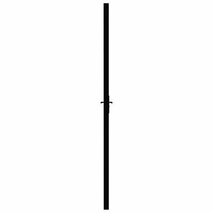 vidaXL Interior Door ESG Glass and Aluminium 102.5x201.5 cm Black