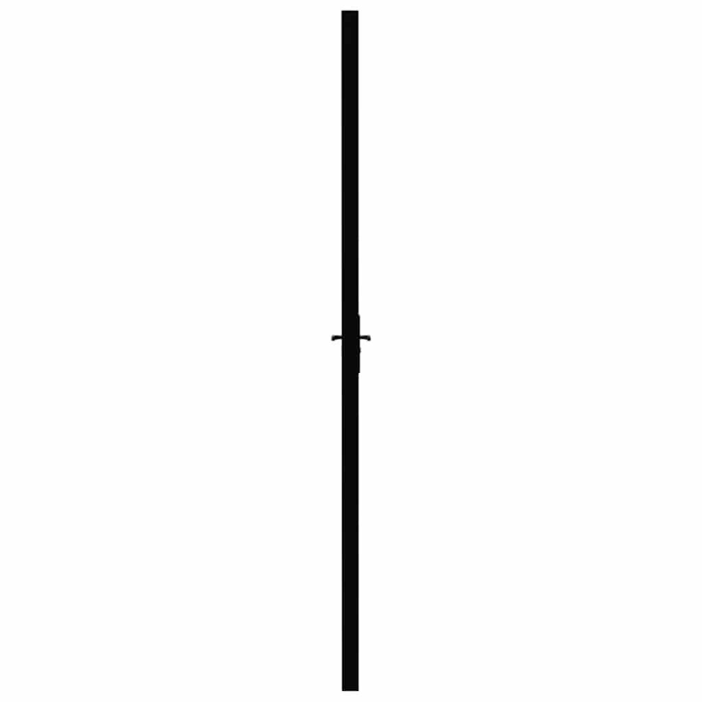 vidaXL Interior Door ESG Glass and Aluminium 93x201,5 cm Black