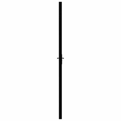 vidaXL Interior Door ESG Glass and Aluminium 102.5x201.5 cm Black