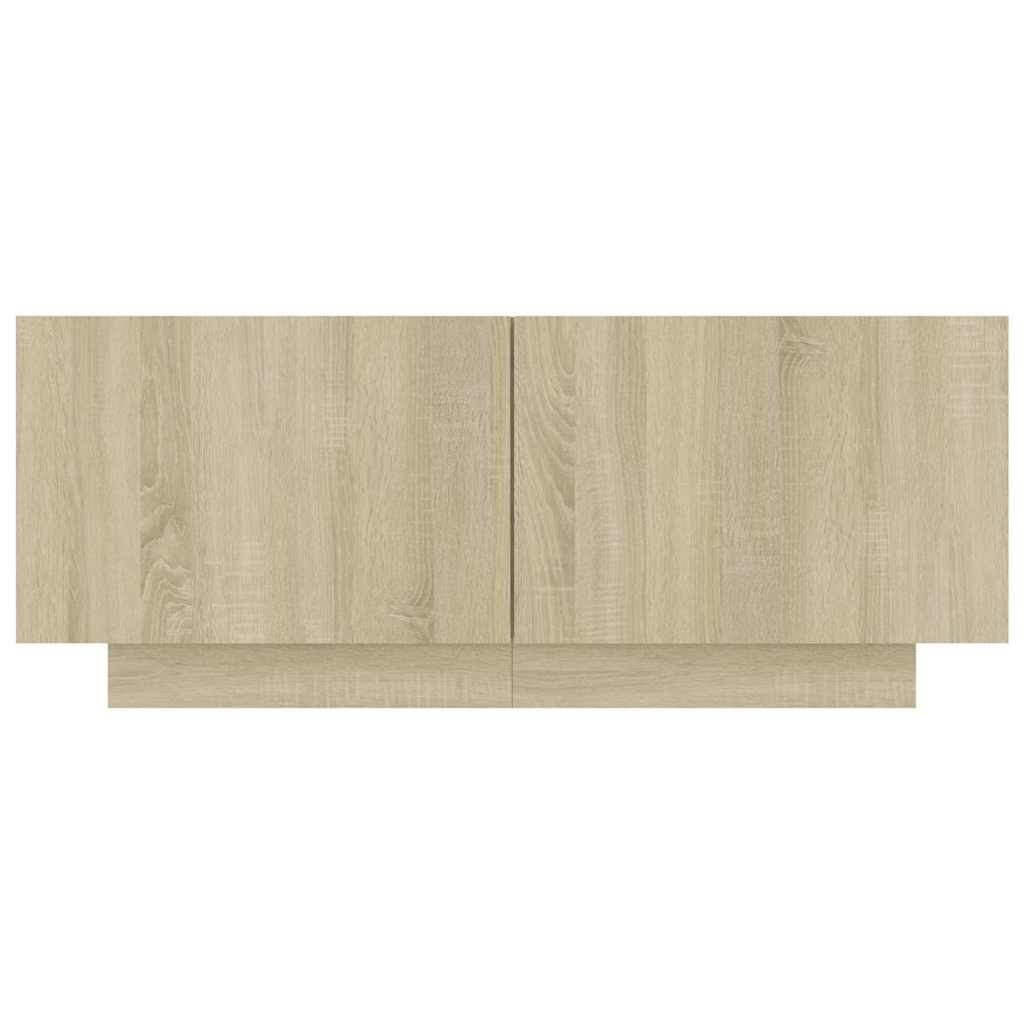 vidaXL Bedside Cabinet Sonoma Oak 100x35x40 cm Engineered Wood