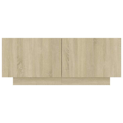 vidaXL Bedside Cabinet Sonoma Oak 100x35x40 cm Engineered Wood
