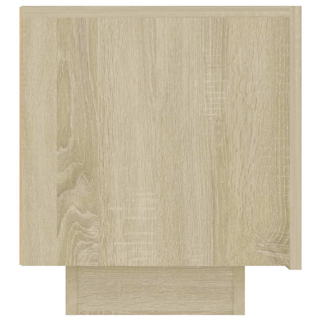 vidaXL Bedside Cabinet Sonoma Oak 100x35x40 cm Engineered Wood