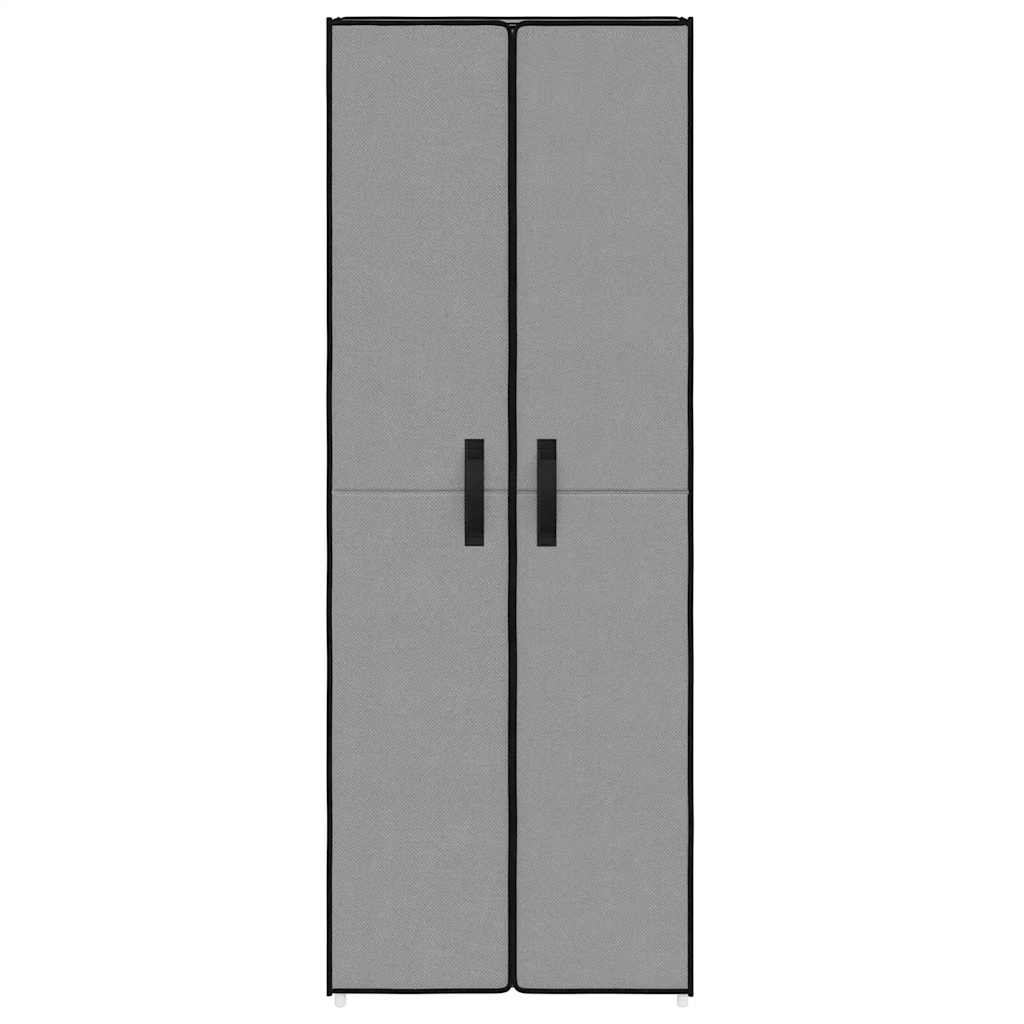 vidaXL Shoe Cabinet Grey 60x30x166 cm Fabric