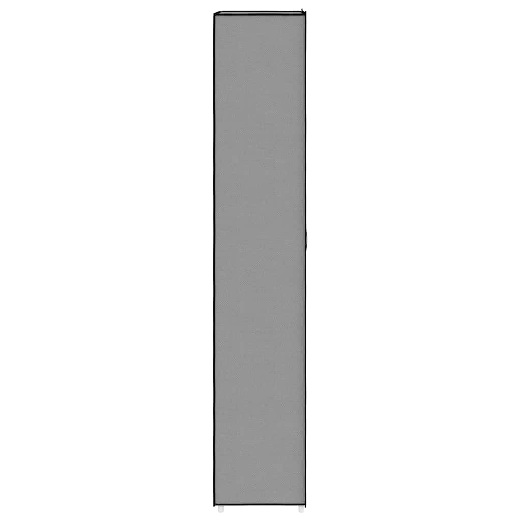 vidaXL Shoe Cabinet Grey 60x30x166 cm Fabric