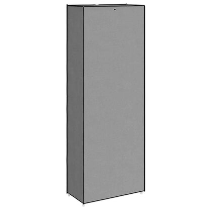 vidaXL Shoe Cabinet Grey 60x30x166 cm Fabric