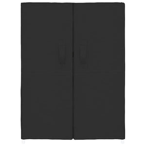 vidaXL Shoe Cabinet Black 60x28x90 cm Fabric