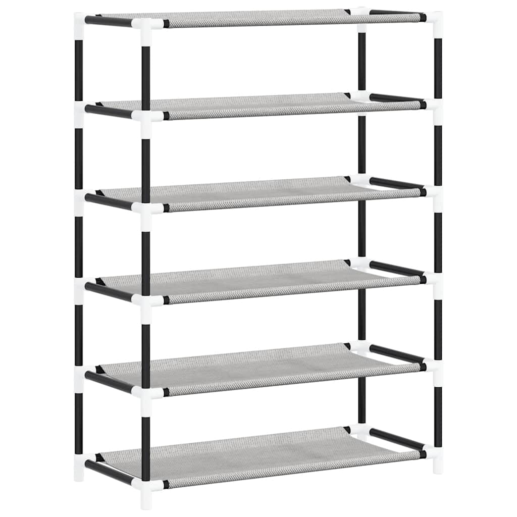 vidaXL Shoe Cabinet Grey 60x28x90 cm Fabric