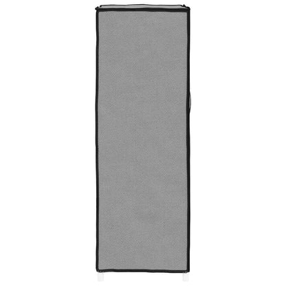vidaXL Shoe Cabinet Grey 60x28x90 cm Fabric