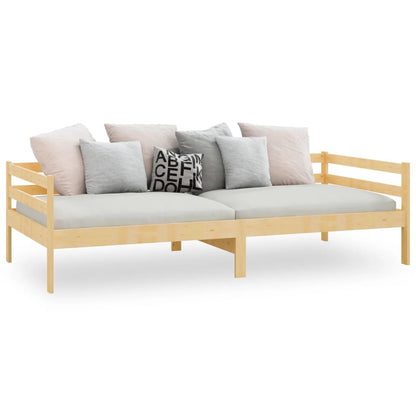 vidaXL Day Bed without Mattress Solid Wood Pine 90x200cm