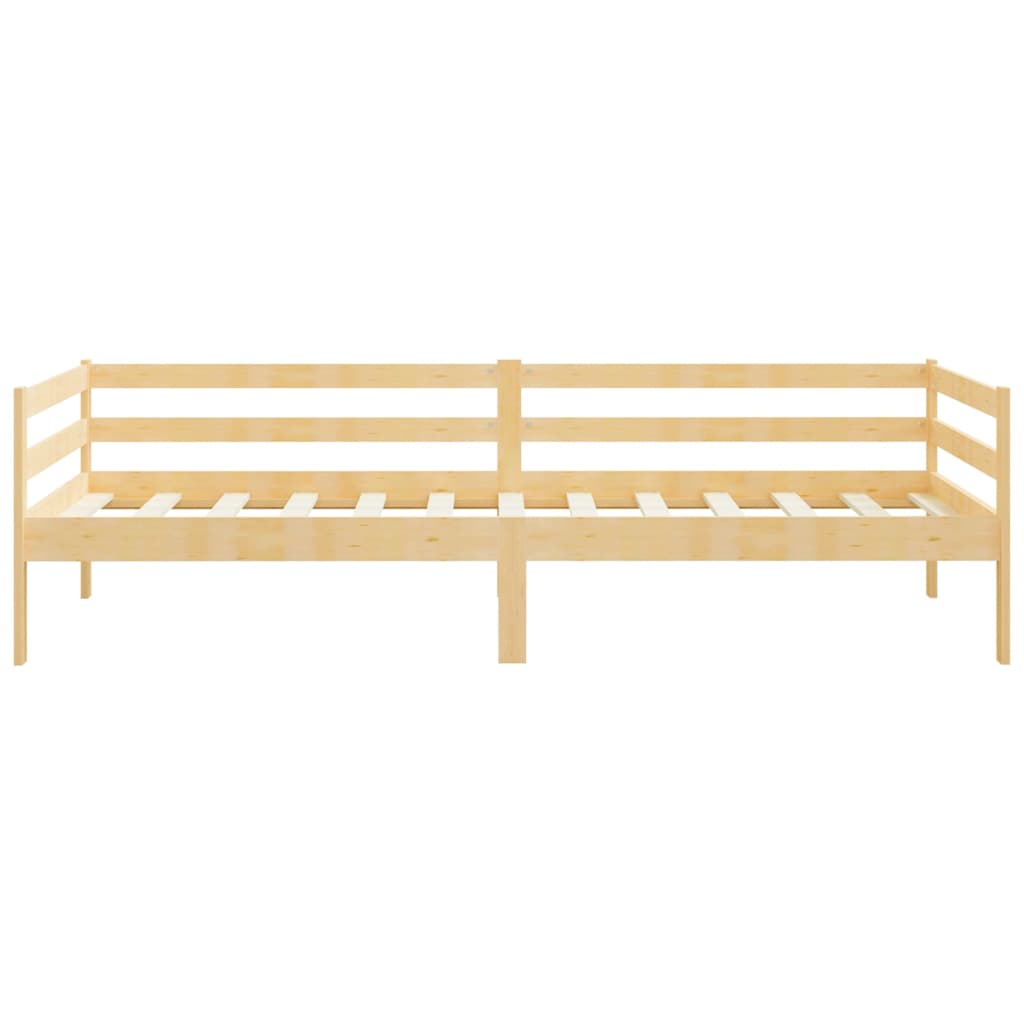 vidaXL Day Bed without Mattress Solid Wood Pine 90x200cm