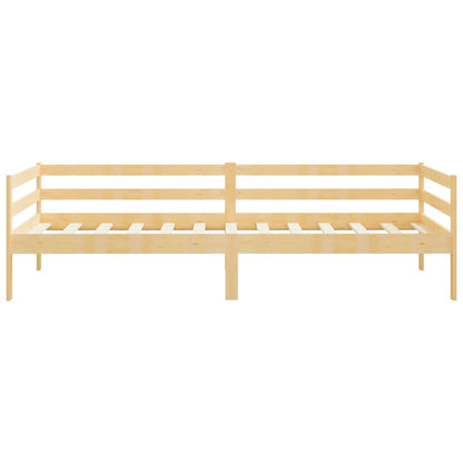 vidaXL Day Bed without Mattress Solid Wood Pine 90x200cm