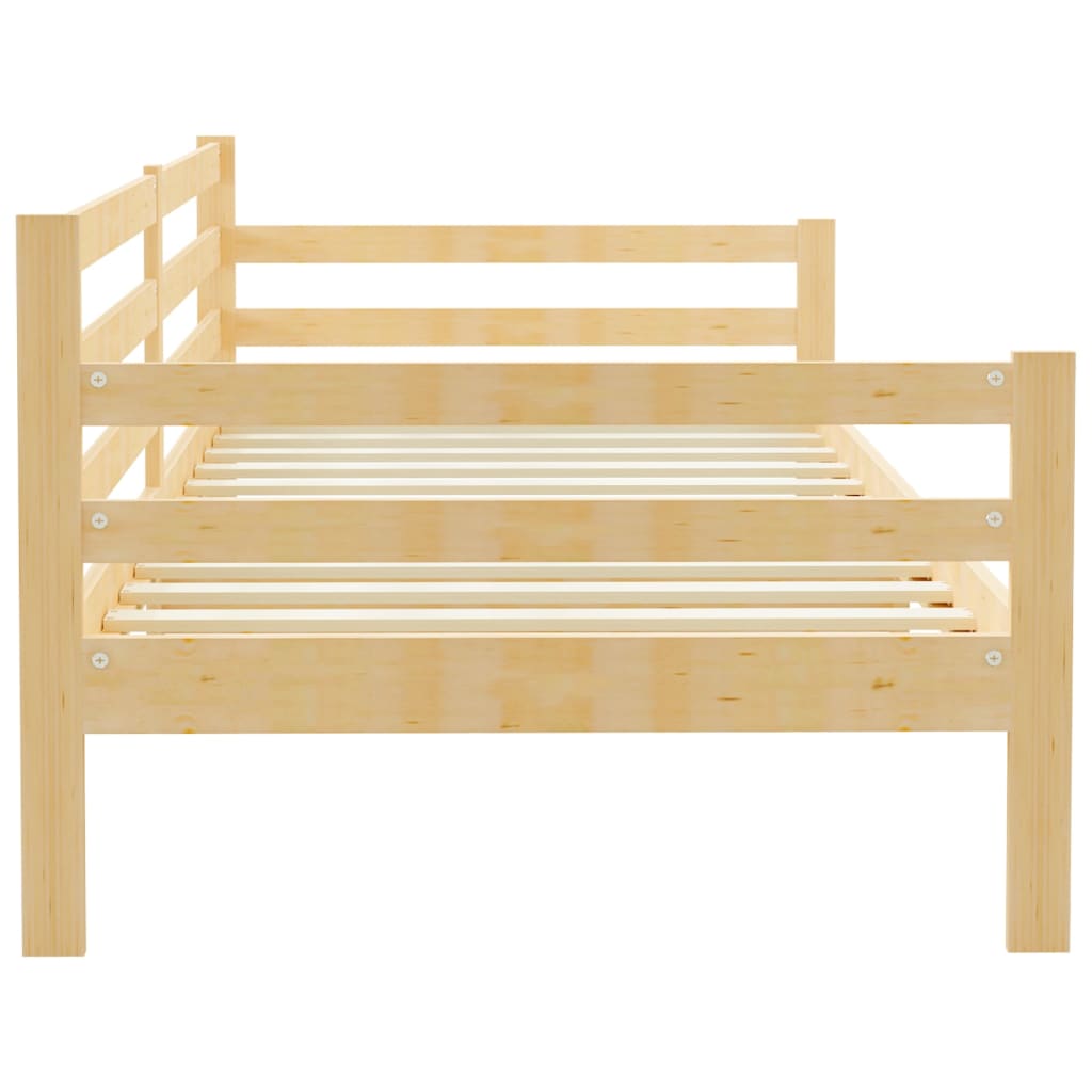 vidaXL Day Bed without Mattress Solid Wood Pine 90x200cm