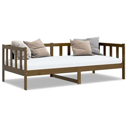 vidaXL Day Bed | Honey brown | Solid pine wood | 90 x 200 cm