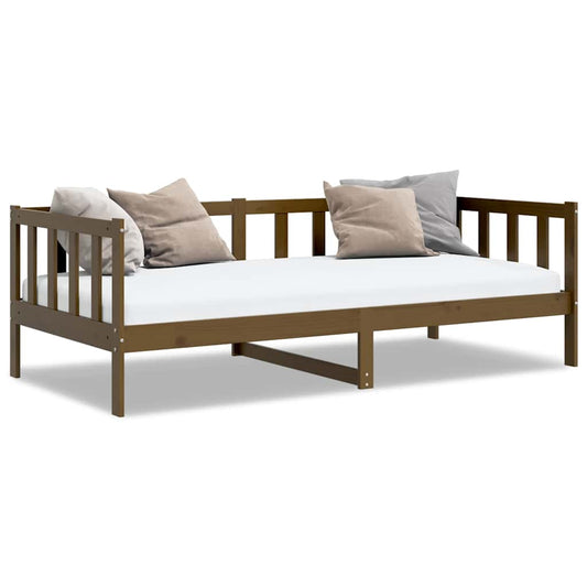 vidaXL Day Bed | Honey brown | Solid pine wood | 90 x 200 cm