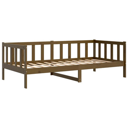 vidaXL Day Bed | Honey brown | Solid pine wood | 90 x 200 cm