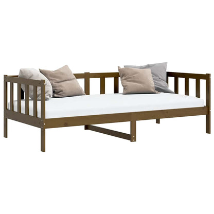 vidaXL Day Bed | Honey brown | Solid pine wood | 90 x 200 cm