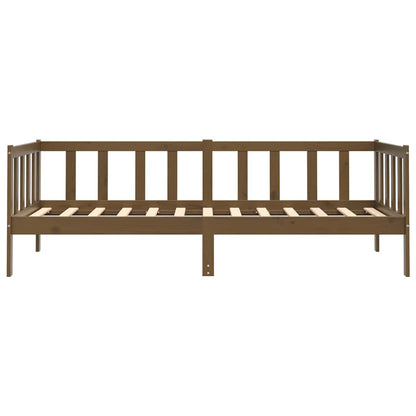 vidaXL Day Bed | Honey brown | Solid pine wood | 90 x 200 cm