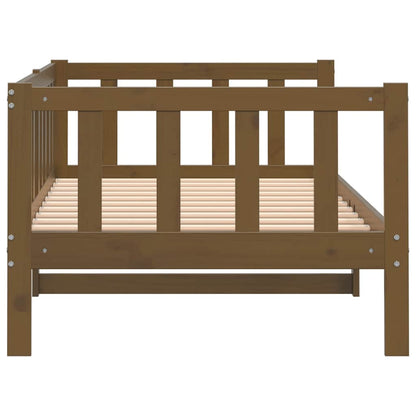 vidaXL Day Bed | Honey brown | Solid pine wood | 90 x 200 cm
